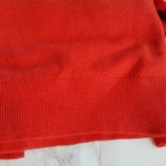 Lover's + Friends Kade Red Wool Blend Cutout Turtleneck Sweater Size XS - Picture 7 of 10
